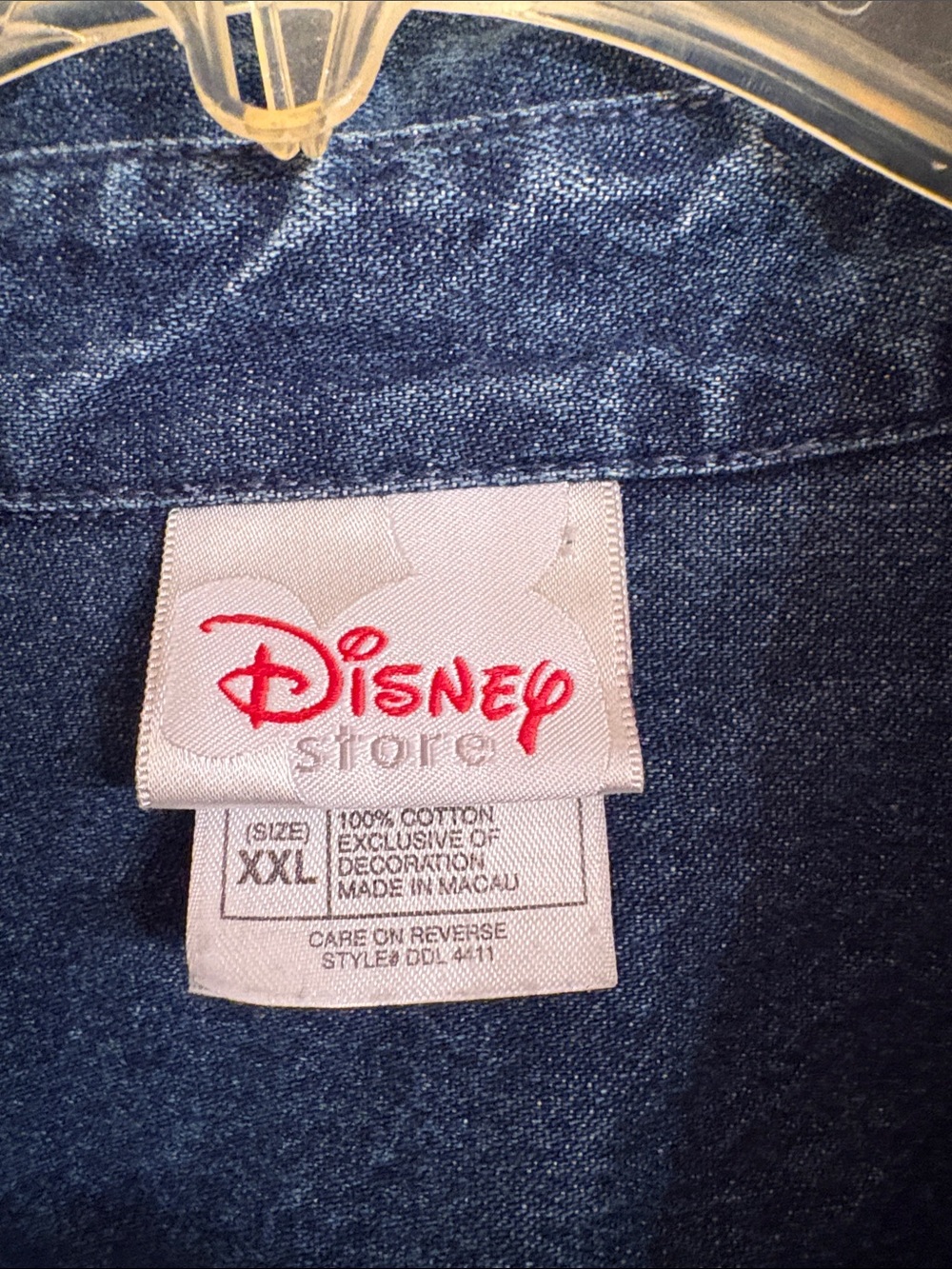 Vintage Disney Store Denim Shirt - Picture 3 of 3